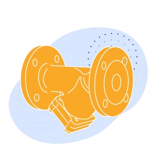 Фильтр сетчатый чугунный фланцевый Ду 65 мм