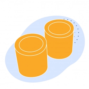 Капролоновая втулка 220х1400 мм белая ПА 6