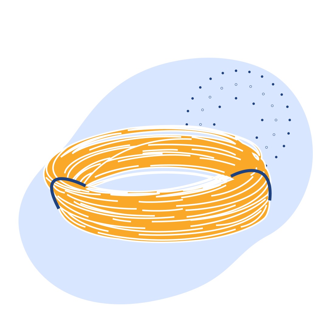 Кабель монтажный неэкранированный 5х0.5 мм2 МКШ многожильный