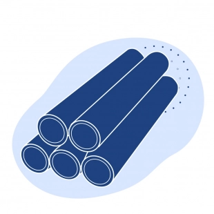 Труба стальная электросварная прямошовная 57x3.8 мм Ст20