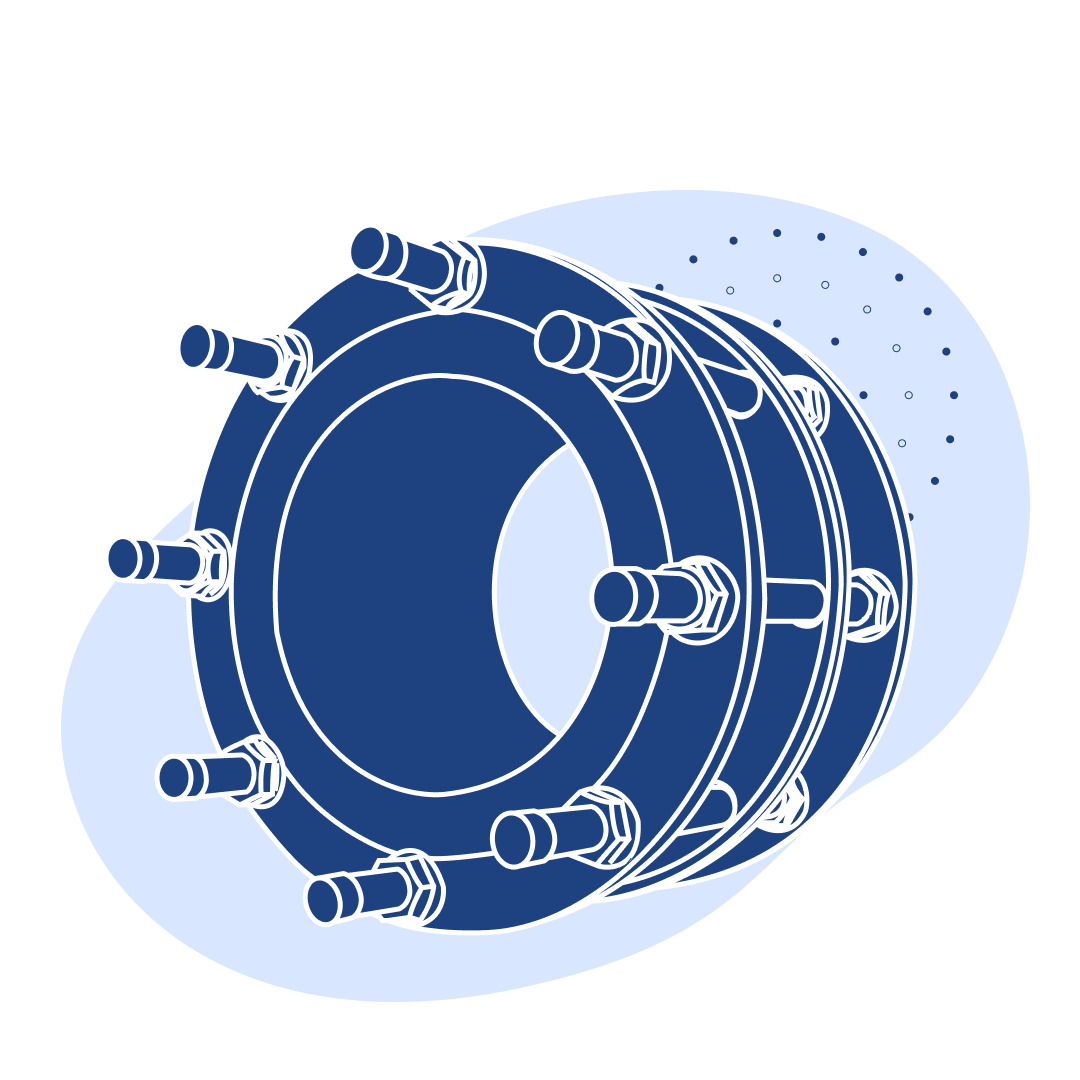 Демонтажная вставка чугунная Ду 200 мм