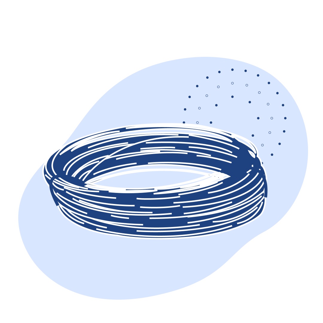 Кабель монтажный неэкранированный 5х0.5 мм2 МКШ многожильный