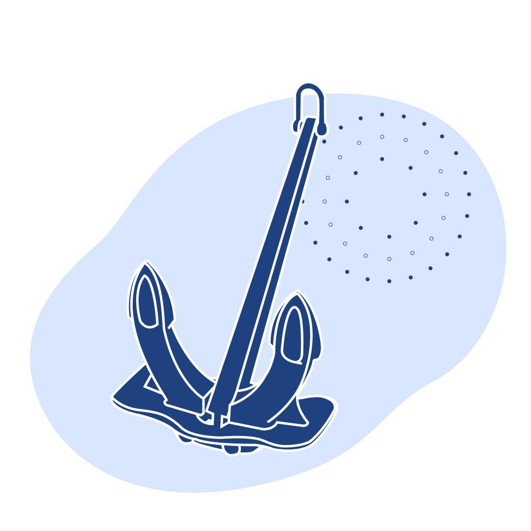 Якорь адмиралтейский 150 кг ГОСТ 760-74